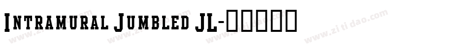 Intramural Jumbled JL字体转换